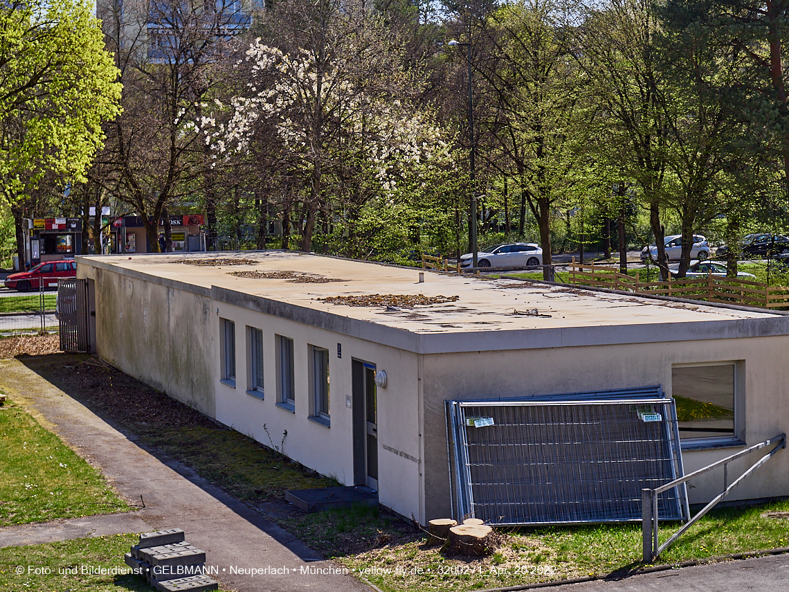 20.04.2022 - Baustelle am Haus für Kinder in Neuperlach